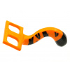 15504pb06 Orange Minifigure Costume Tail Cat with Thick Tiger Stripes (Oranžový kostým minifigurky kočky s tlustými tygřími pruhy)