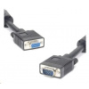 PREMIUMCORD Kabel VGA prodlužovací 3m (HD15M/F, dvojité stínění, feritová jádra), černý kpvc03