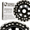 SEGMENTOVANÝ BETÓNOVÝ BRÚSNY KOTÚČ 125 mm x 22,2 mm DVOJITÝ BOD M909