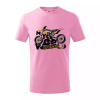 Motocross my world - Tričko detské bavlnené - 158 cm/12 rokov ( Ružová )
