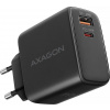 AXAGON nabíječka do sítě / ACU-PQ45/ 1x USB-C / 1x USB-A / PD3.0/QC4+/PPS/SFC2.0/AFC/SCP/Apple / 45W / černá