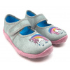 Dievčenské papuče Superfit Bonny Grau 1-800282-2010 Veľkosť: 30, Vnútorná dĺžka topánky: 19,4 cm, Vnútorná šírka topánky: 7,3 cm