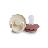 Frigg Dvojbalenie cumlíkov frigg daisy cream/ powder blush, 0-6m, silikón