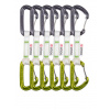 Lezecké expresky Ocun Hawk QD Wire Bio-Dyn-Ring 15 mm 10 cm 6-pack - green