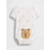 GAP Baby body Brannan Bear Biela 0-3M