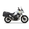SHAD Kompletná sada bočných čiernych hliníkových kufrov SHAD TERRA BLACK, 36L/36/ bočné kufre, vrátane montážnej sady SHAD HONDA CB 500 X