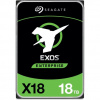 SEAGATE EXOS X18 18TB SATA 7200rpm 256MB cache 512e/4kn Helium Fast ST18000NM000J