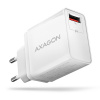 AXAGON ACU-QC19W, QC nabíjačka do siete 19W, 1x port USB-A, QC3.0/AFC/FCP/SMART, biela ACU-QC19W