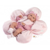 Llorens 63592 NEW BORN DIEVČATKO- realistická bábätko s celovinylovým telom 35 cm