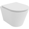Mexen Rico WC misa Rimless s pomaly padajúcim sedátkom, duroplast, matná biela - 30724001