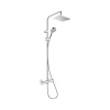 Sprchový systém s termostatickou batériou Hansgrohe Vernis Shape Showerpipe 230 1jet chróm 26286000