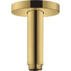 HANSGROHE prívod zo stropu S, dĺžka 100 mm, leštený vzhľad zlata, 27393990