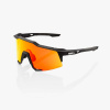 100 percent 100% SPEEDCRAFT - Soft Tact Black - HiPER Red Multilayer Mirror Lens Športové cyklistické okuliare