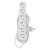 EMOS SK s.r.o. Predlžovací kábel 5 m / 6 zásuviek / biely / PVC / 1 mm2 - P0615