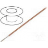 Vodič lanko Cu 0,35mm2 22AWG fialová teflón 30m