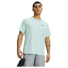 Pánske tričko Under Armour Tech Textured SS Refresh Mint/Castlerock M