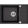 Kuchinox CELEBES granitový drez 65 x 44 cm, čierny SBL_713T