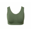 Tchibo - Bezšvová podprsenka - pre dámy - veľ. S 36/38 - farba: zelená