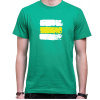 Fajntričko Turistické tričko - Žltá značka, Farba zelená, Strih/ Variant Pánsky/UNISEX