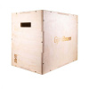 Plyometrická bedňa PlyoBox Wood - GymBeam Veľkosť: unisex, Farba: čierna 48997-1-brown