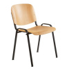 Antares Jedálenská stolička 1120LN buková lakovaná preglejka, čierny rám