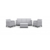 KETER Záhradný set SCANDI LINDI FORMA 3 | grey / grey