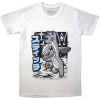 Tričko Disney - Stitch Jump Black & White Biela XXL
