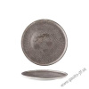 Tanier plytký 20 cm Optimo SHELL Grey (G.Benedikt DecoLab Shell - Grey)