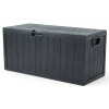 Autronic, Záhradný úložný box, 112cm, plast, sivý, AZB-G2075 GREY