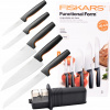 Sada nožov vo funkčnej forme Fiskars Funktion Form Form 5 PCS. (Fiskars Set Set 5 kuchynských nožov+orepener)