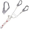Lanyard Tlmič pádu CAMP Shock Absorber Rope Adjustable Double 145 - 200 cm