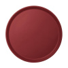 Servírovací tácka Camtread, okrúhly, protišmykový, Cambro, vínový, ⌀405x(H)21mm