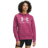 Dámska zateplená mikina s kapucňou UNDER ARMOUR-UA Rival Flc Shimmer Hdy Ružová XS 2026