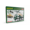 Stavebnica Merkur Army Set, 674 dielov, 40 modelov