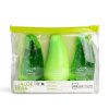 IDC INSTITUTE Aloe Vera sprchový gél 80 ml + telové mlieko 80 ml + IDC Institute Aloe Vera upokojujúci gél na telo 270 ml