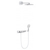 Grohe Rainshower SmartControl - Sprchový set Mono s termostatom pod omietku, 360 mm, chróm 26446000