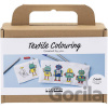 Creativ Company Kreatívna súprava Mini Craft Kit Textile Colouring Robot