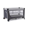 KINDERKRAFT SELECT Postieľka cestovná Leody Grey, Premium 126x65x76 sivá