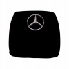 Mercedes Poťahy na opierky hlavy s logom 1 ks biele
