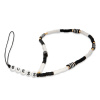 Guess Pútko na Telefón Heishi Beads Black/White 14529025