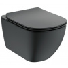 Ideal-standard IDEAL STANDARD TESI závěsné WC, soft close, AquaBlade, černá