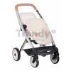 Kočík pre dvojičky s bezpečnostným pásom Twin Pushchair Sandy Maxi Cosi&Quinny Smoby pre 42 cm bábiku s 64 cm ergonomickou rúčkou