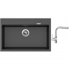 Set Sinks MAXIMO 780 Metalblack + batéria Sinks ENIGMA S chróm