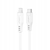 Kábel Acefast USB typ C - Apple Lightning 1,2 m biely