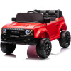 Beneo Elektrické autíčko Toyota Landcruiser 12V červené Koženkové sedadlo 2,4 GHz diaľkové ovládanie USB / AUX Vstup Odpruženie 12V batéria Mäkké EVA kolesá 2 X 35W MOTOR ORIGINAL licencia