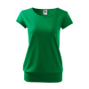 MALFINI Tričko City 120, krátký rukáv, dámské MAL-1201613 S Zelená středně