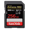 SanDisk SDXC Extreme PRO 256 GB (V90/U3/UHS-II/Cl.10/R300-/W300 MB/s) - 00226809