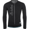Pánský cyklistický merino dres KILPI Sonet-m tmavě šedá Velikost: XXL