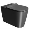 GSI KUBE X WC mísa kombi spodní/zadní odpad, Swirlflush, 36x63cm, černá dual-mat 941926
