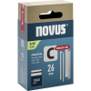 Úzke zadné svorky C typ 4 26mm V2A 1000 ks Novus Tools 042-0805 Rozmery (d x š) 26 mm x 6.1 mm; 042-0805